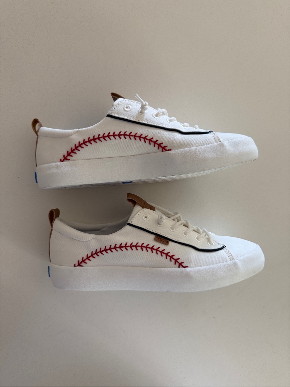Keds Women’s White Kickback Pennant (baseball) - Women’s 7